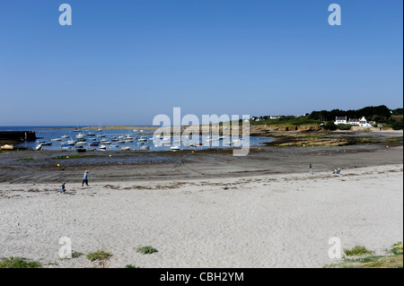 Locmaria Strand, Morbihan, Bretagne, Bretagne, Frankreich, Ile de Groix, Insel Stockfoto