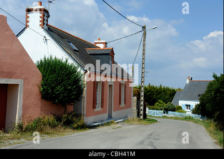 Quehello Dorf, Morbihan, Bretagne, Bretagne, Frankreich, Ile de Groix, Insel Stockfoto