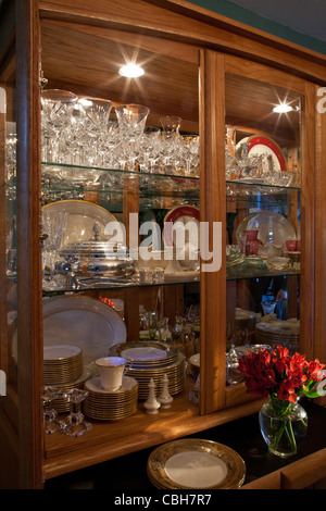 China Hutch, Speisesaal, USA Stockfoto