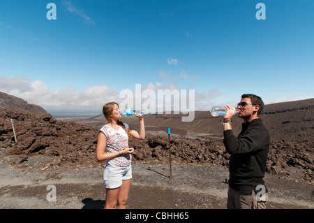 Tongariro crossing National Park, Neuseeland Stockfoto