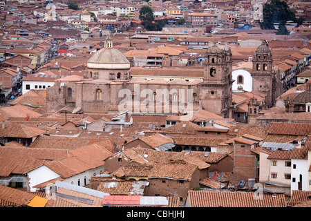 Blick vom Mirador, Cuzco, Peru Cusco " Stockfoto