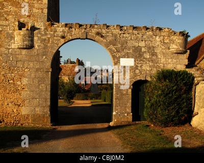 Le Vieux Chateau, La Garenne de Memillon in der Nähe von Chartres, Eure-et-Loire, Stockfoto