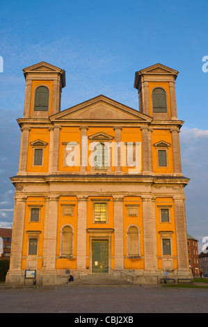 Fredrikskyrkan Kirche Haupt Platz Stortorget Karlskrona in Blekinge Grafschaft Schweden Südeuropa Stockfoto