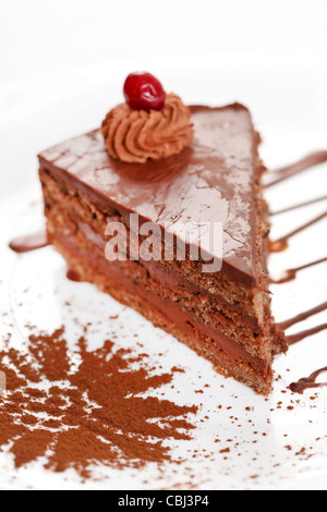 Schokolade Kuchen Stockfoto