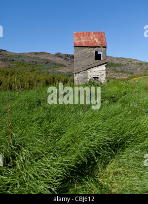 Bauernhof Botnsdalur in Hvalfjordur Island zu verlassen Stockfoto