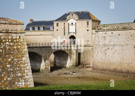Die Zitadelle in Port Louis, Morbihan, Bretagne, Frankreich Stockfoto