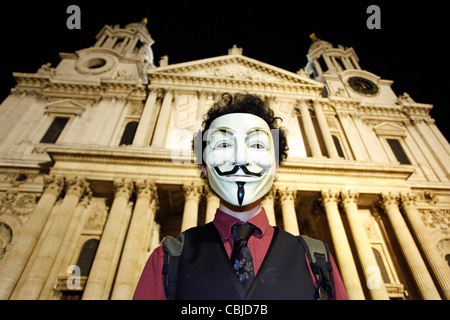 Besetzen der London Stock Exchange Demonstration, London, England Stockfoto