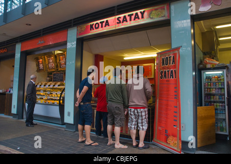 Zähler Spitalfields Lebensmittelmarkt Shoreditch East London England UK Europe Stockfoto
