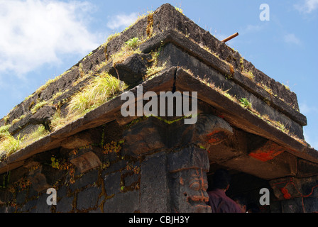 Sankara Peedam (Sarvajnapeedam Mandapam) auf Kudajadri Berg im Bundesstaat Karnataka, Indien Stockfoto