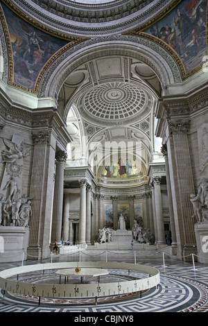 Paris Pantheon, ehemalige Kirche, die Grabstätte von historischen Persönlichkeiten Stockfoto