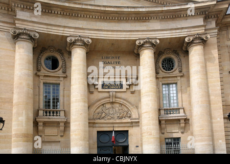 Universität Paris Faculty of Law Building Stockfoto