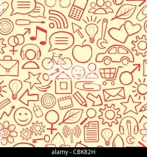 Nahtlose Hintergrund oder Wallpaper Stockfoto