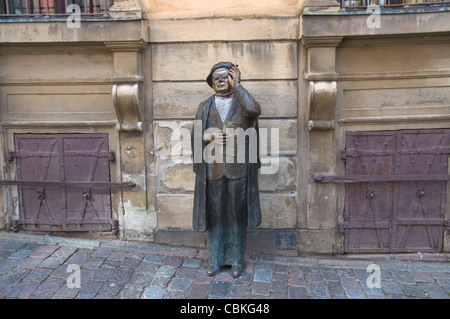 Statue des Folk-Sänger Evert Taube von Järntorget quadratische Gamla Stan Altstadt Stockholm Schweden Europa Stockfoto