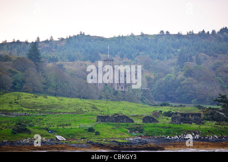 Dunvegan Castle, Clan Macleod, s "Heimat für 800 Jahre, Loch Dunvegan, Isle of Sky, Schottland Stockfoto