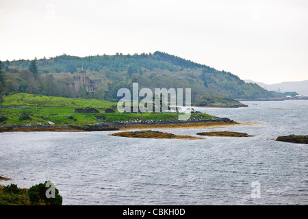 Dunvegan Castle, Clan Macleod, s "Heimat für 800 Jahre, Loch Dunvegan, Isle of Sky, Schottland Stockfoto