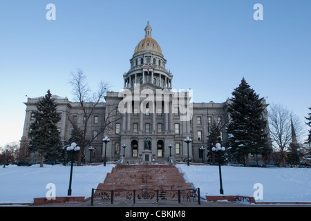 Das State Capitol Gebäude in Denver, Colorado. Stockfoto