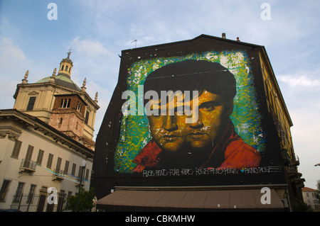 Corso di Porta Ticinese Straße Mailand Lombardei Italien Europa Stockfoto