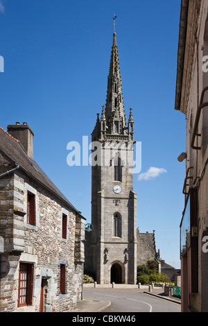 Kirche am Mur de Bretagne, Côtes d ' Armor, Bretagne, Frankreich Stockfoto