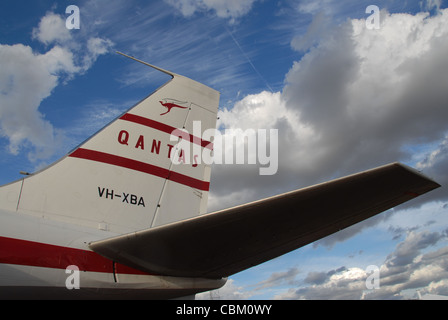 Historischen Boeing 707 Flugzeuge im Qantas Gründer Museum in Longreach, Outback Queensland, Australien Stockfoto