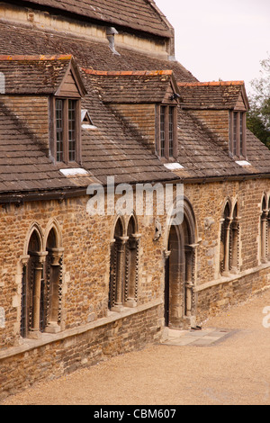 Die große Halle von Oakham Castle, Oakham, Rutland, England, UK. Stockfoto