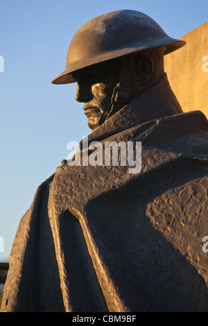 Die Fahrer und Scheibenwischer Memorial Statue in Melbourne Australien lebt verloren bei den kämpfen bei Ypern, WW1 Anzac Tag Stockfoto