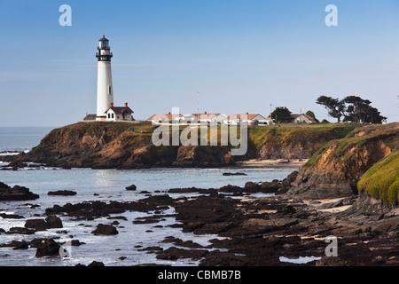 USA, Kalifornien, Central Coast, Pigeon Point Pigeon Point Lighthouse Station State Historic Park Stockfoto