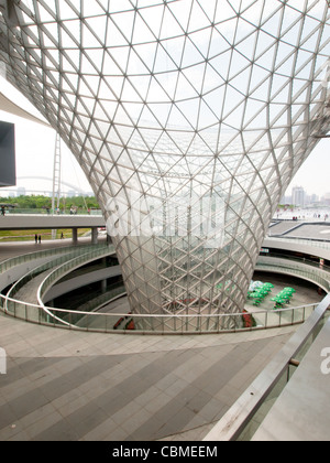 Außen die Expo-Achse auf der EXPO 2010 Shanghai, China. Stockfoto