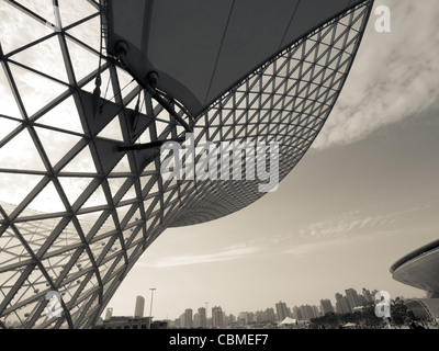 Außen die Expo-Achse auf der EXPO 2010 Shanghai, China. Stockfoto