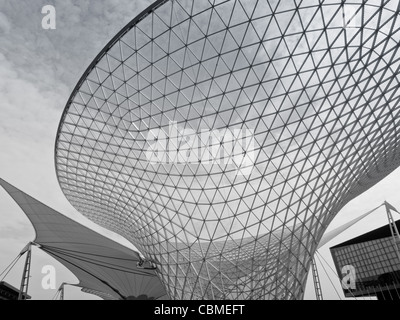 Außen die Expo-Achse auf der EXPO 2010 Shanghai, China. Stockfoto