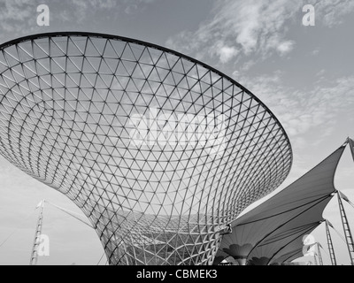 Außen die Expo-Achse auf der EXPO 2010 Shanghai, China. Stockfoto