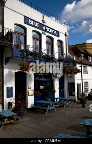 Blauer Anker est. 1722 unteren Mall Hammersmith London england Stockfoto