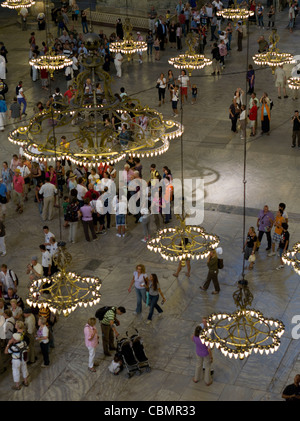Hagia Sophia innen ISTANBUL Stockfoto