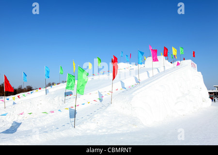 Sun Island Park, Eis und Schnee Festival, Harbin, China, Heilongjiang Stockfoto