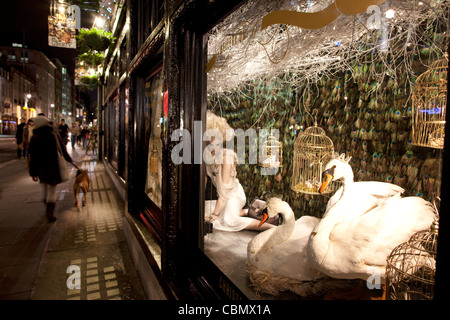 Liberty Kaufhaus Weihnachten Saison London, Vereinigtes Königreich. Foto: Jeff Gilbert Stockfoto