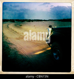 Auf den Spuren der Nacht, Somaliland Stockfoto