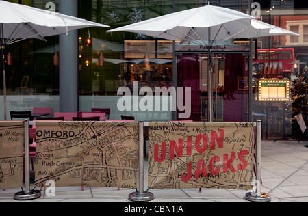 Union Jacks, Jamie Olivers neues Restaurant in Holborn, London Stockfoto