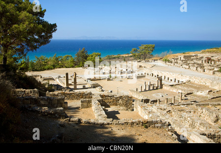 Antike Kamiros, Rhodos, Griechenland Stockfoto