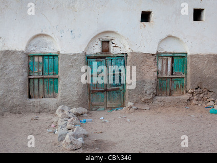 Ehemaligen Osmanischen Reiches Haus im Bereich Berbera Somaliland Stockfoto