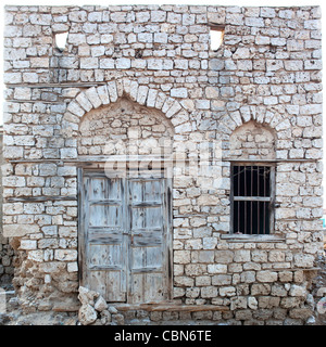 Ehemaligen Osmanischen Reiches Haus im Bereich Berbera Somaliland Stockfoto