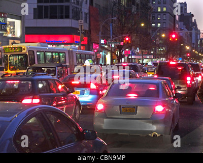 Verkehr in New York City Stockfoto