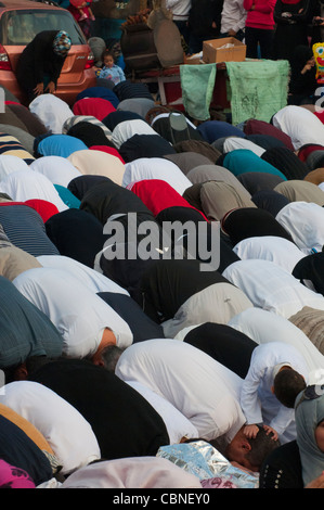 Feiern Eid el Adha, dem islamischen Opferfest, in Kairo Stockfoto