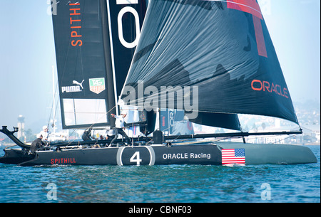 Der 34. America Cup World Series in San Diego, 17. November 2011 Stockfoto