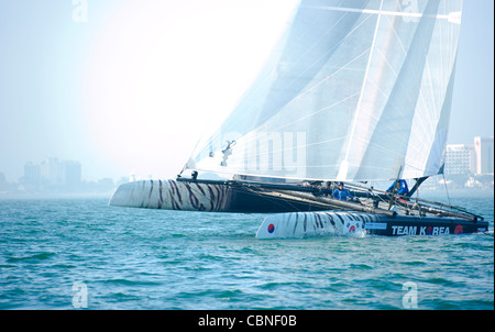 Der 34. America Cup World Series in San Diego, 17. November 2011 Stockfoto