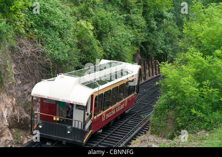 Chattanooga, Tennessee, Lookout Mountain Incline Railway. Stockfoto