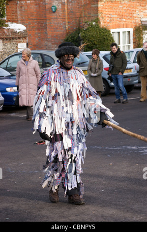 Odiham Mummers Boxing Day Leistung, Odiham, Hampshire, England Stockfoto