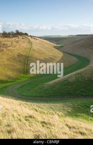 Holm Dale in der Yorkshire Wolds Stockfoto