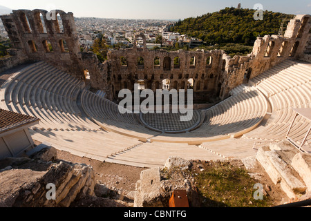 Odeon des Herodes Atticus Athen Griechenland Stockfoto