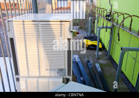 Ein Wasserstoff-Netzteil für das marketing Suite von Riverside 1, eine der grünsten Wohnung Entwicklungen im Vereinigten Königreich, in middlesbr Stockfoto