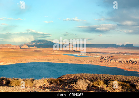 Wüste Utah, Sandsteinformationen, Lake Powell , Glenn Canyon Stockfoto