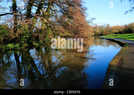 Fluss Itchen, Riverside Park, Southampton Stockfoto